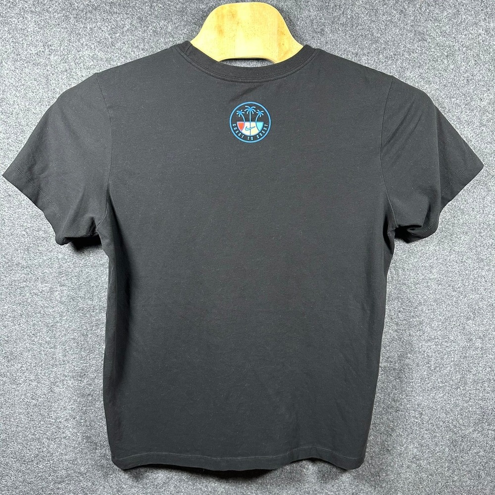 Nike Men's Large Black‎ Dri-FIT Graphic Palm Tree Basketball T-Shirt - Picture 3 of 8
